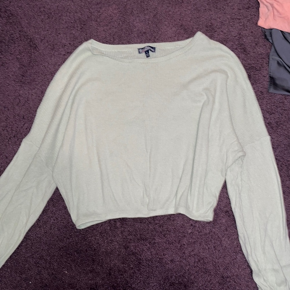 Light green sweater